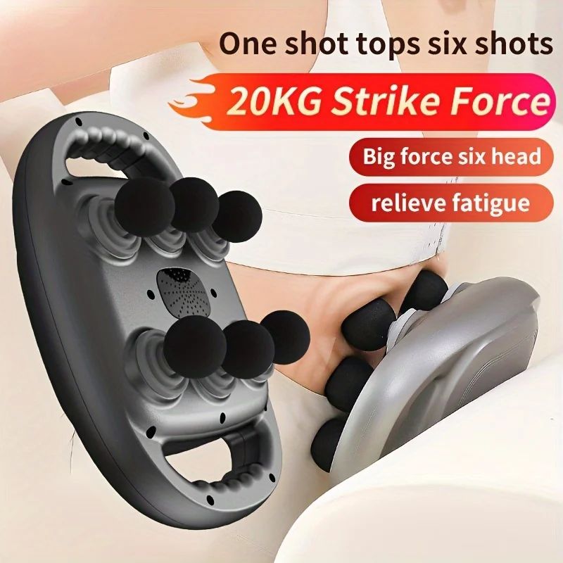 PowerPulse™ 6-Head Massage Gun - Feel Good Energy.