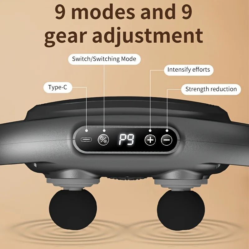 PowerPulse™ 6-Head Massage Gun - Feel Good Energy.