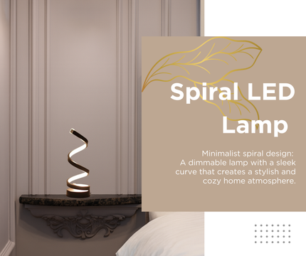 Spiral LED Lamp