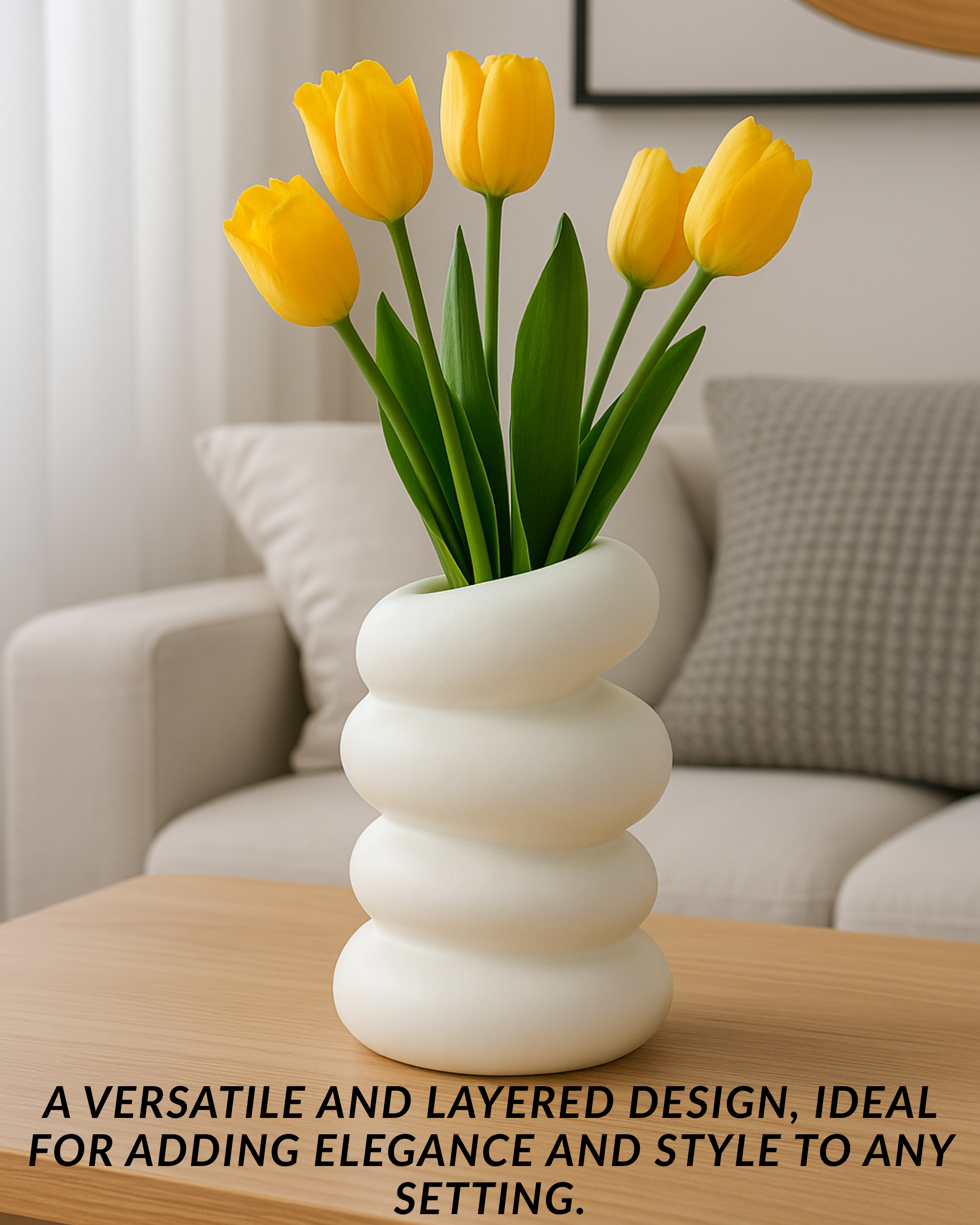 Soft wave vase