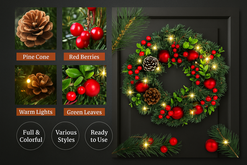 Winter Glow Wreath