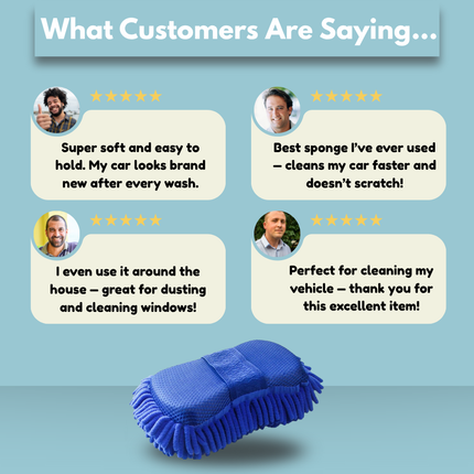 CleanGrip™ Car Wash Sponge