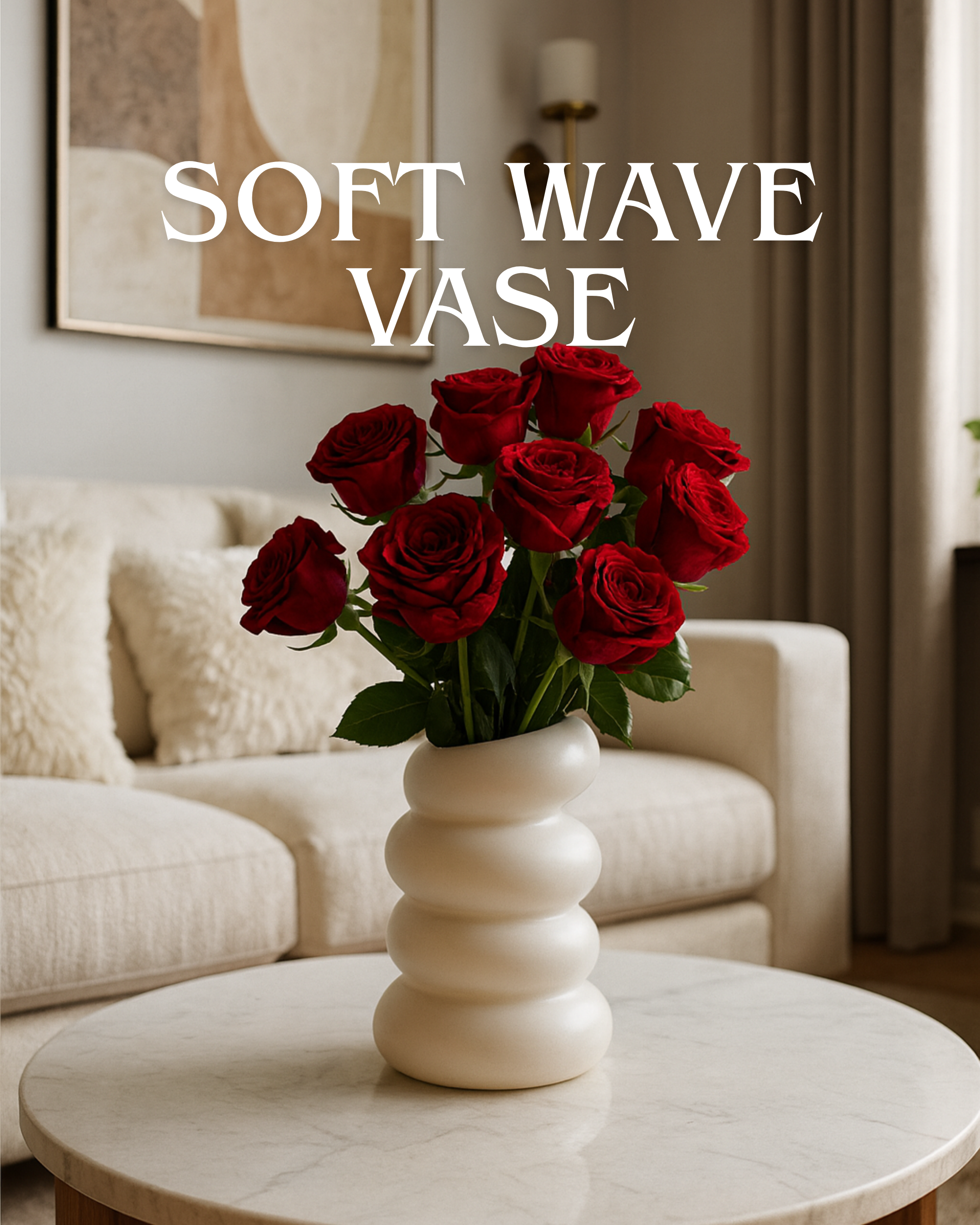 Soft wave vase