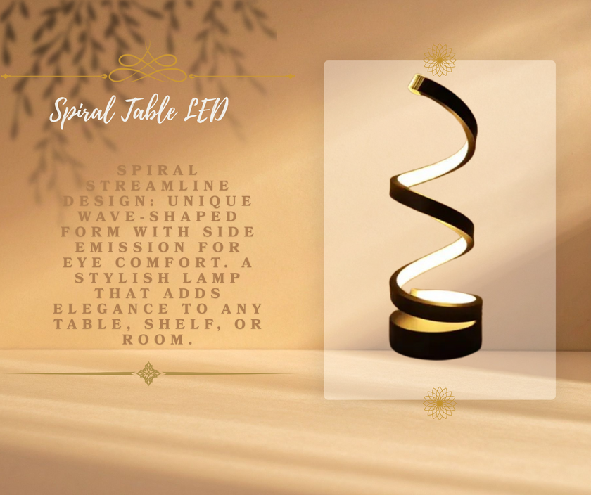 Spiral LED Lamp