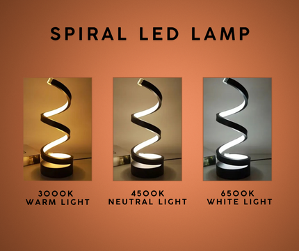 Spiral LED Lamp