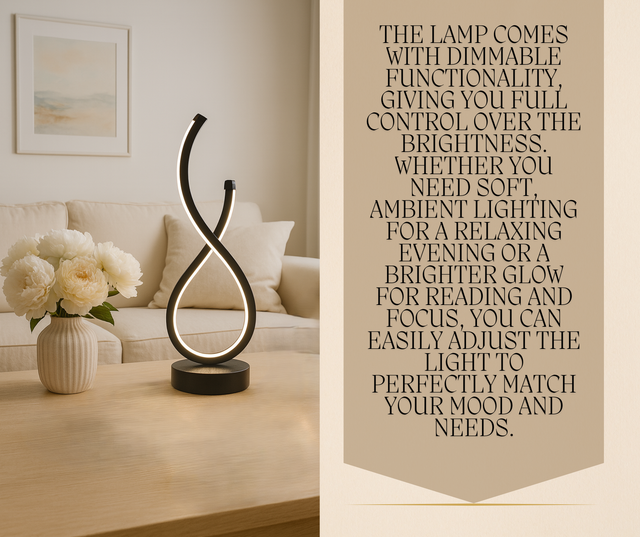 Spiral LED Night Lamp