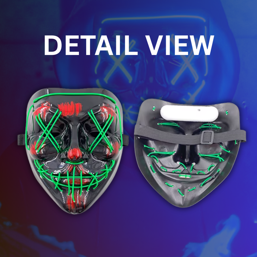 ShadowV – Wireless Neon Scary Mask