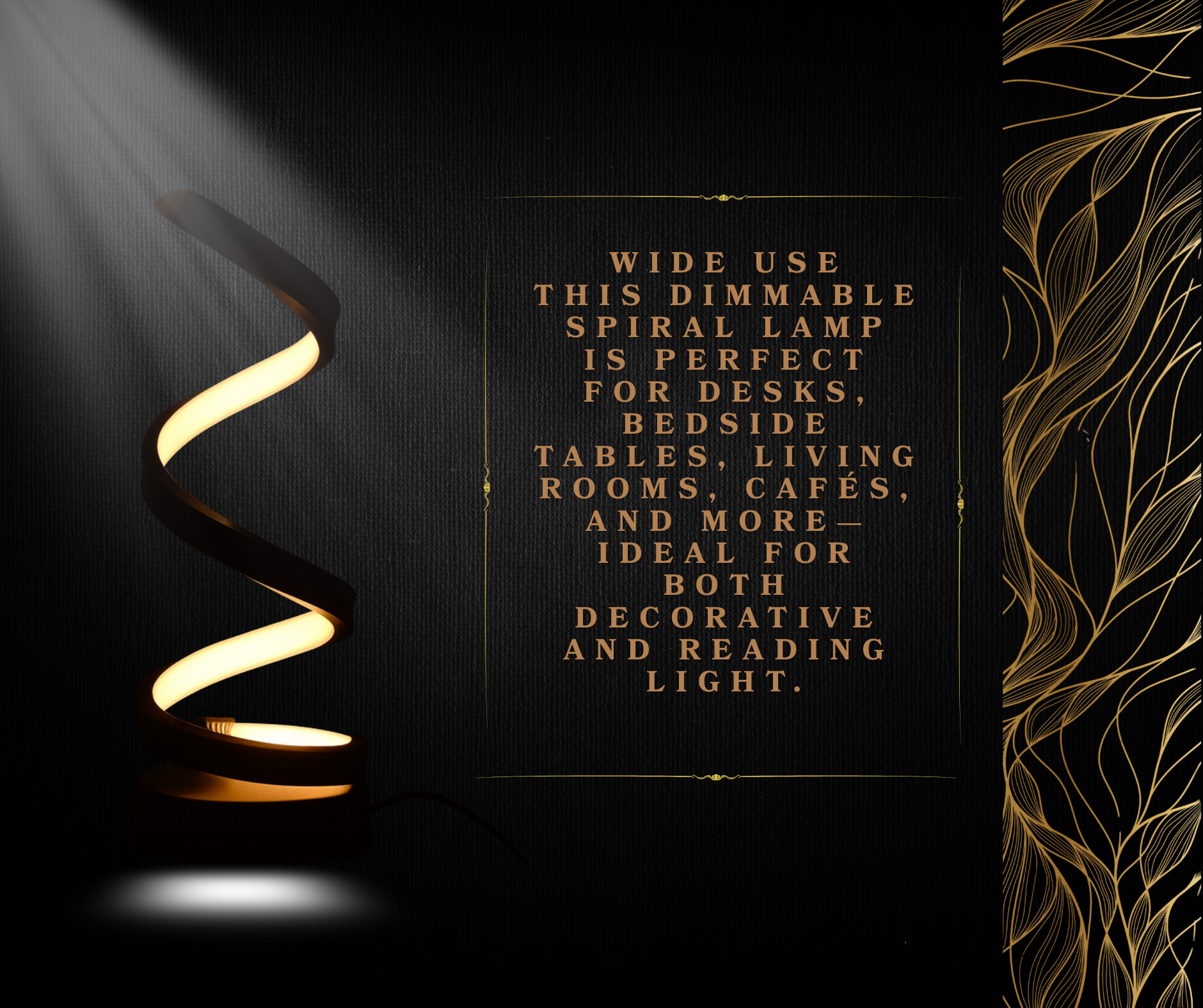 Spiral LED Lamp