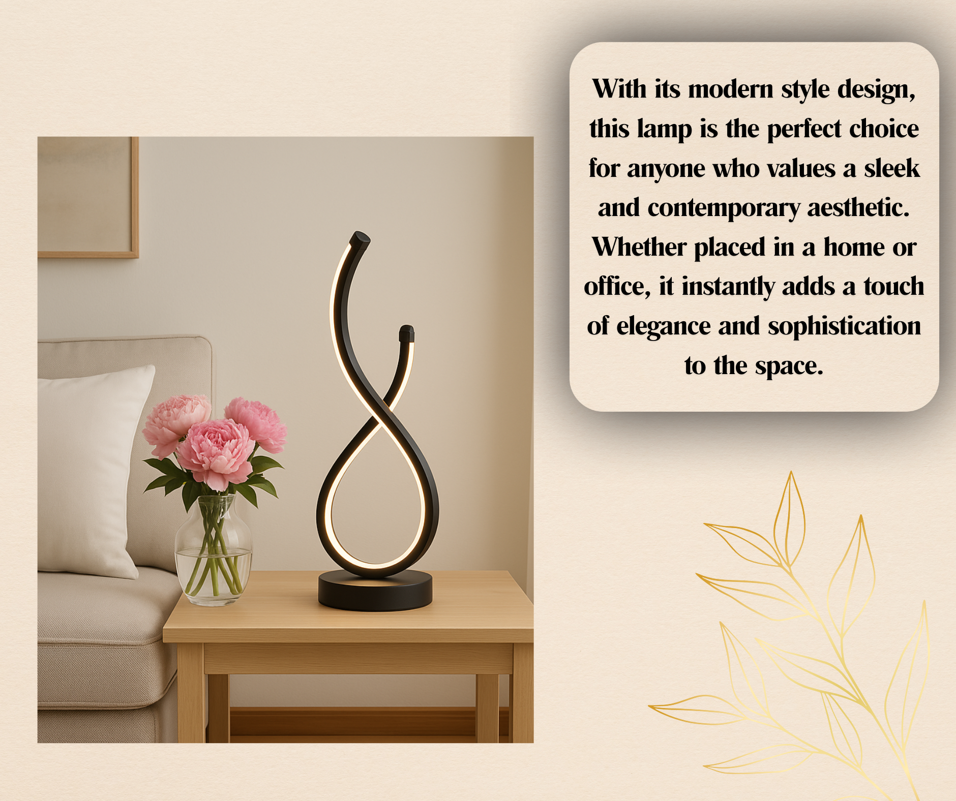 Spiral LED Night Lamp