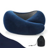 New Neck Pillow Memory Foam Neck Pillow Pillows for Sleeping Travel Neck Pillow with Luxury Mesh Bag Aircraft Travel Neck Pillow