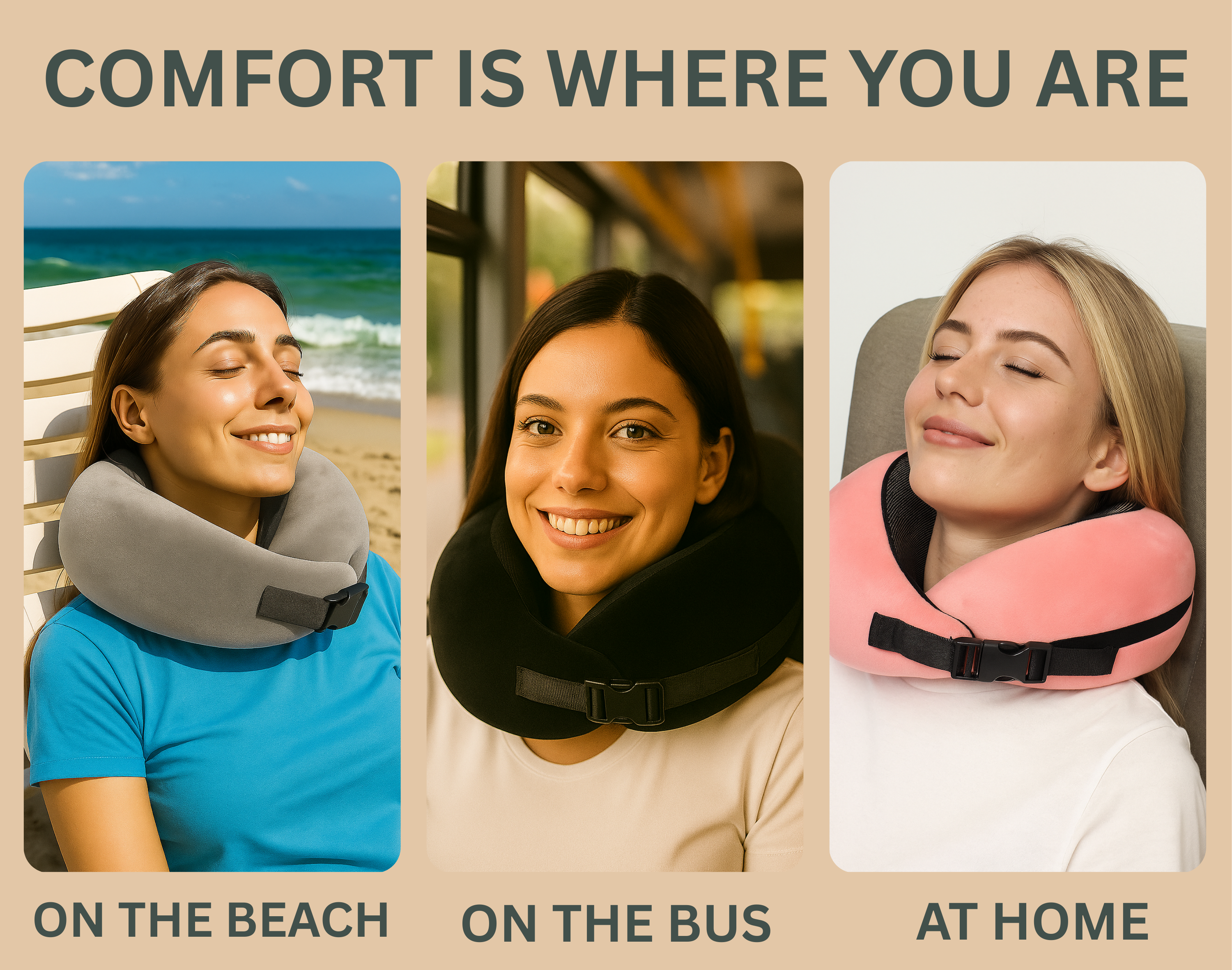 AirHug Pillow - Say GOODBYE to UNCOMFORTABLE JOURNEYS