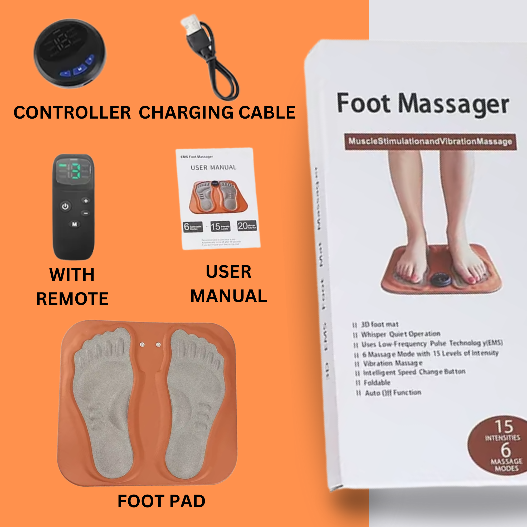 Massage Foot Pad - Foot Relax & Blood circulation