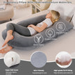 Pregnancy Pillows for Sleeping, J Shaped Full Body Maternity Pillow, Pregnancy Pillow for Women, Full Body Pillows for Sleeping