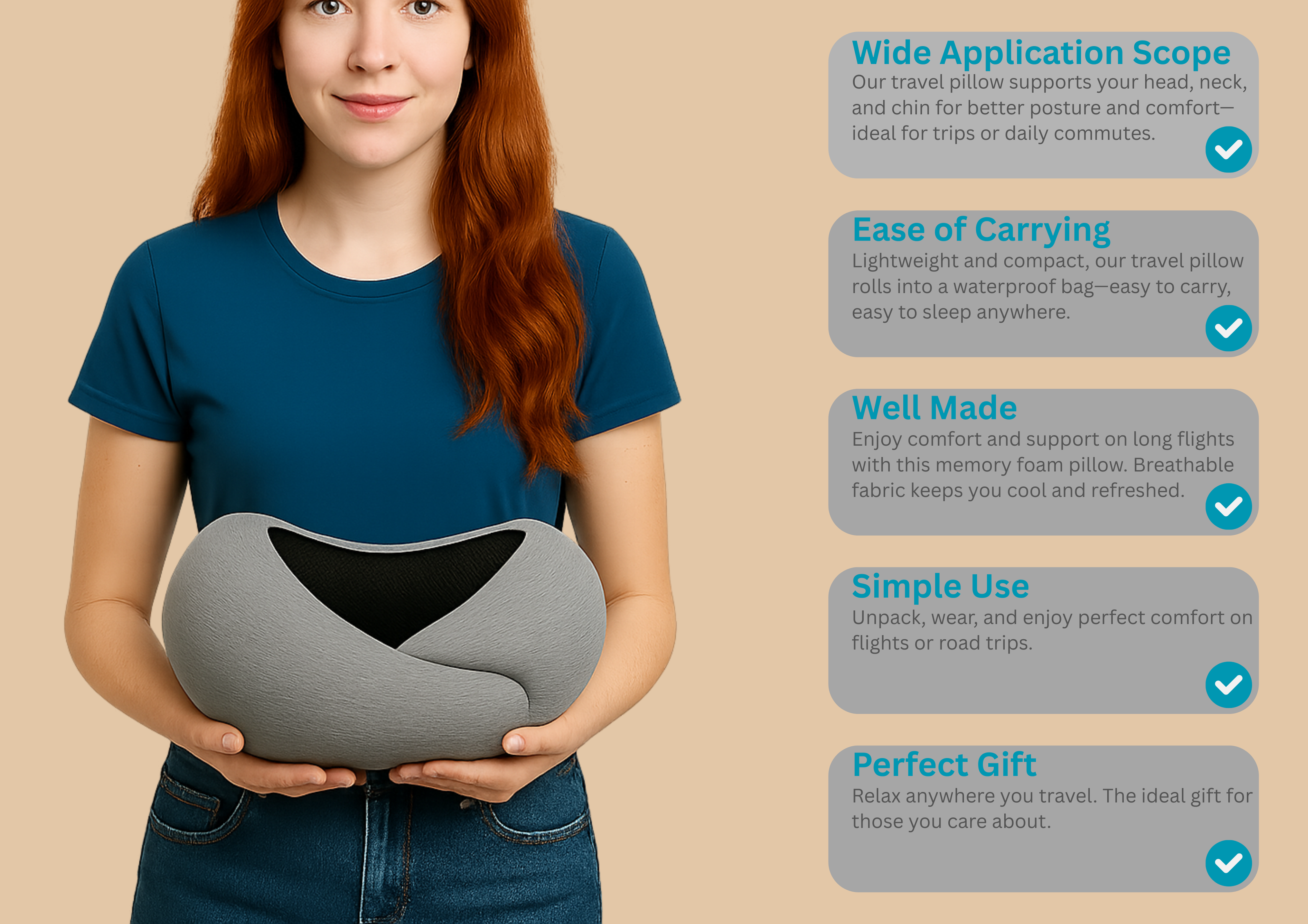 AirHug Pillow - Say GOODBYE to UNCOMFORTABLE JOURNEYS